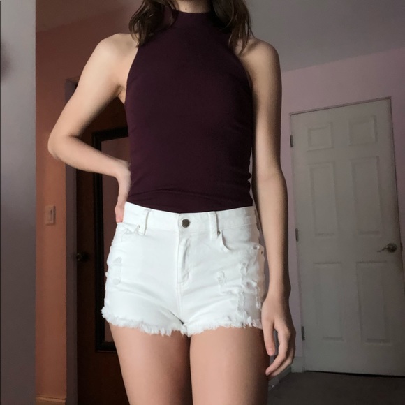 Maroon Sleeveless Turtle Neck SMALL - Picture 1 of 5